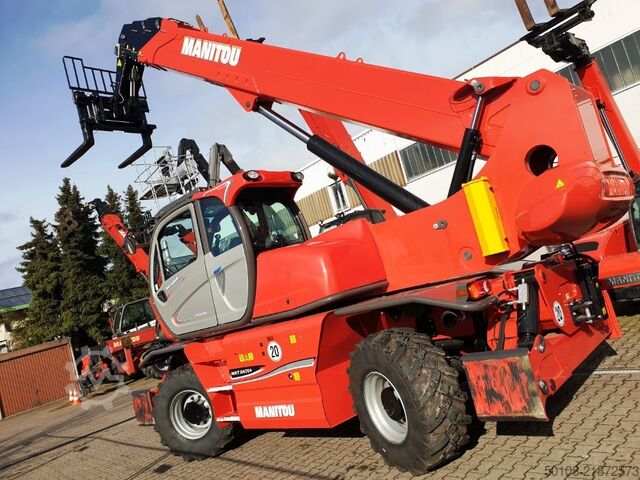 Rotacijski teleskopski viljuškar Manitou MRT 2470+ Privilege AC Klima