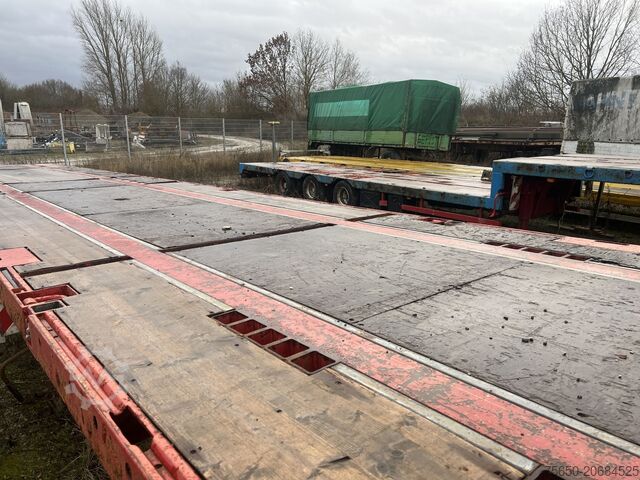 Avoin puoliperävaunu Fliegl SDS350  3 Achs Sattelauflieger