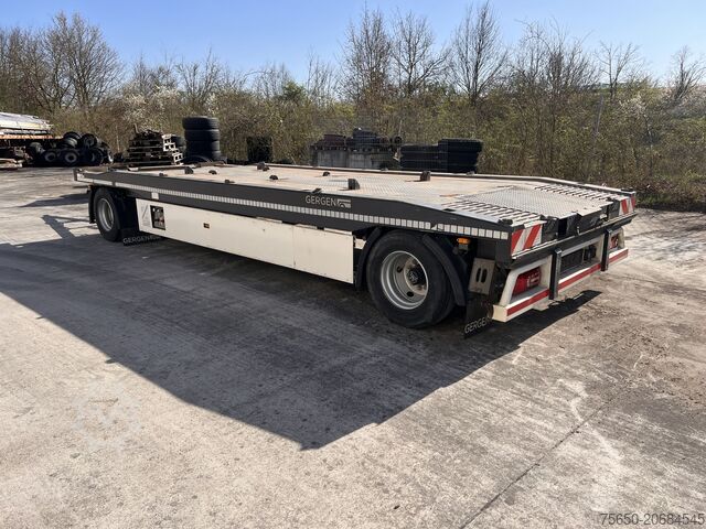 Matala lavetti perävaunu Gergen TBCA 18H  2 Achs Kombianhänger- Tieflader