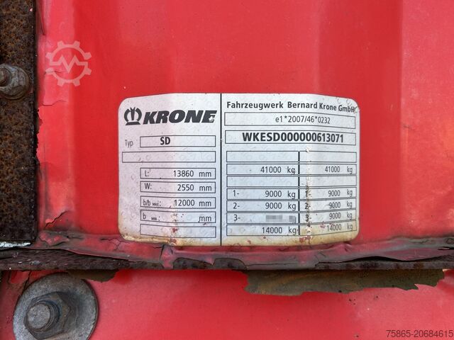 Presenninger, der kan skubbes Krone Profi Liner / Mega / Curtinside / BPW Drum / NL...