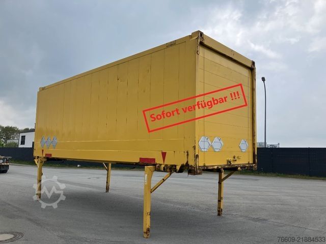 Remolque con caja móvil KRONE Wechselbrücke Koffer