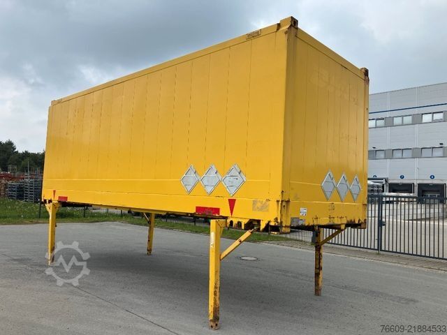 Remolque con caja móvil KRONE Wechselbrücke Koffer