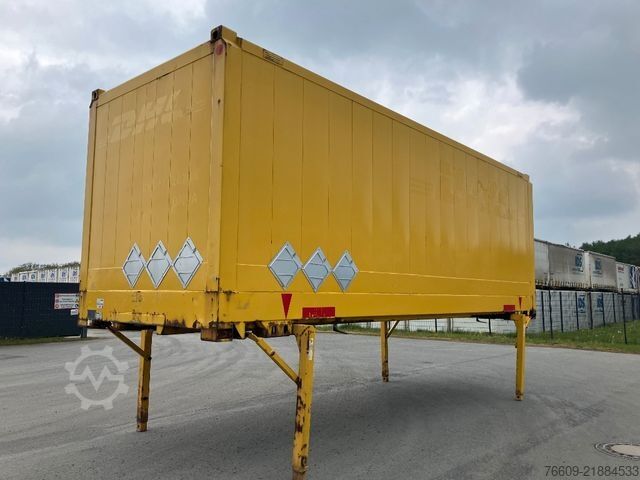 Remolque con caja móvil KRONE Wechselbrücke Koffer
