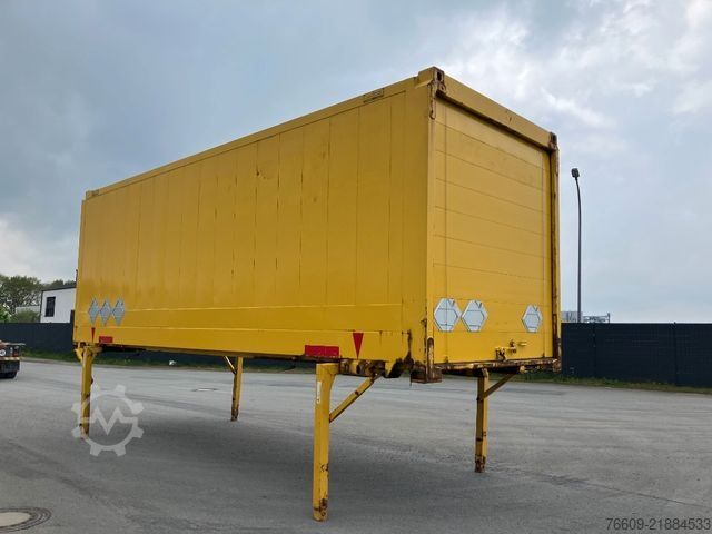 Remolque con caja móvil KRONE Wechselbrücke Koffer