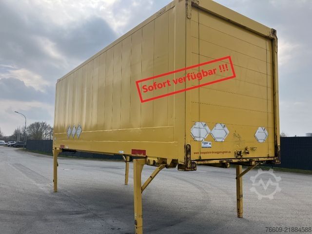 Remolque con caja móvil KRONE Wechselbrücke Koffer
