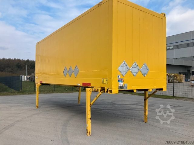 Remolque con caja móvil KRONE Wechselbrücke Koffer