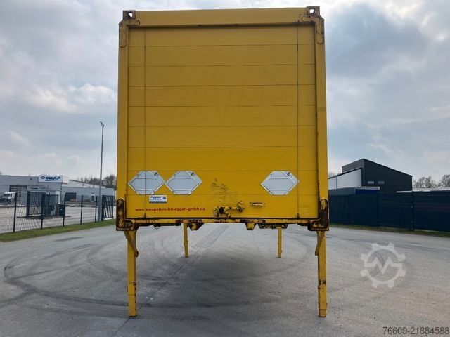 Remolque con caja móvil KRONE Wechselbrücke Koffer