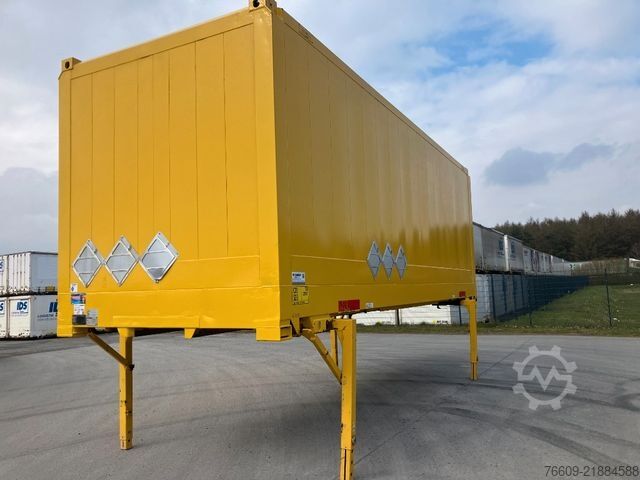 Remolque con caja móvil KRONE Wechselbrücke Koffer