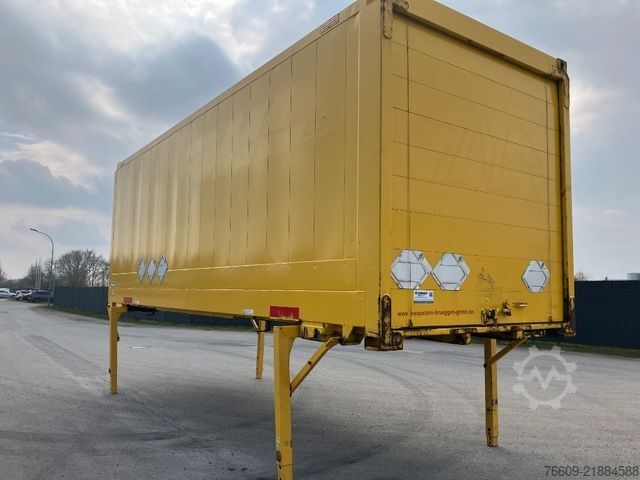 Remolque con caja móvil KRONE Wechselbrücke Koffer