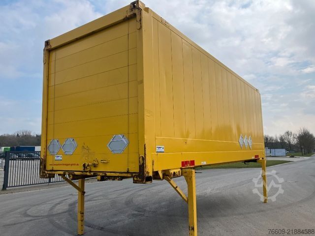 Remolque con caja móvil KRONE Wechselbrücke Koffer