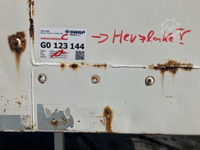 Remolque con caja móvil  Wechselbrücke Koffer