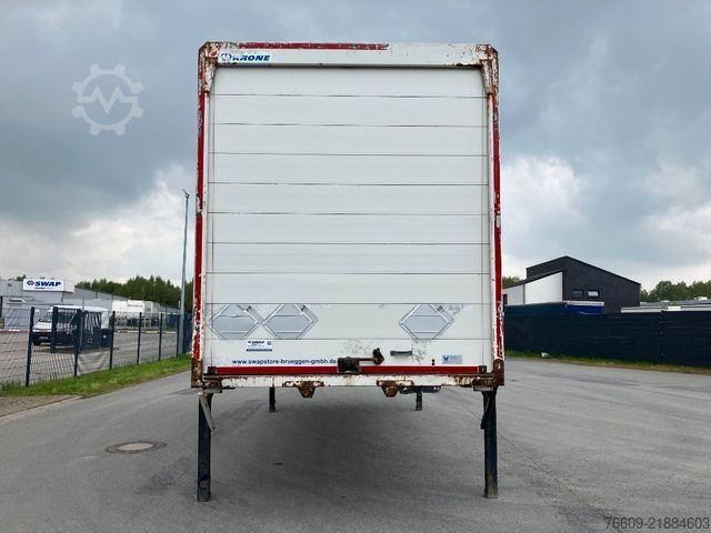 Remolque con caja móvil KRONE Wechselbrücke Koffer