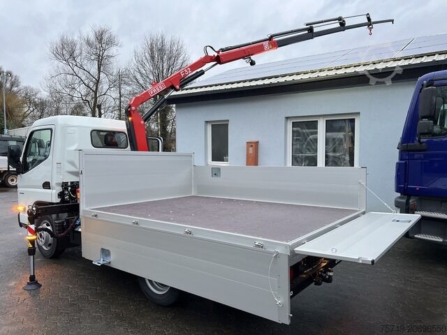 Vrachtwagen met kraanopbouw Fuso 3S15 Alu Pritsche 2.80m Ladekran Funk! sofort verfügbar!