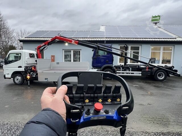 Veokile paigaldatud kraaniga kaubik Fuso 3S15 Alu Pritsche 2.80m Ladekran Funk! sofort verfügbar!