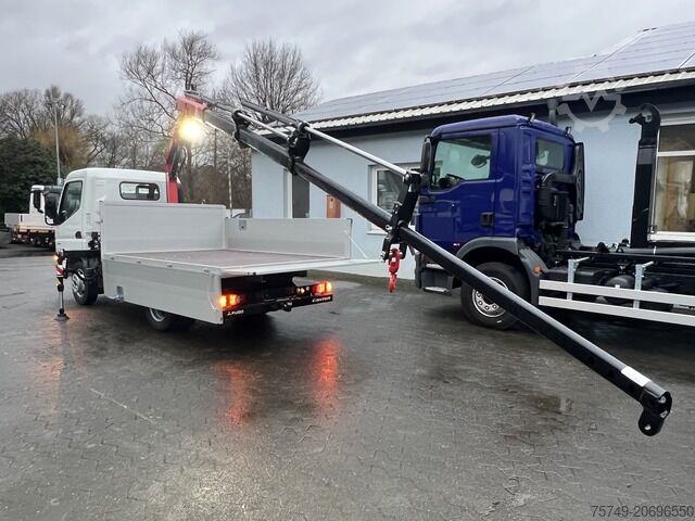 Veokile paigaldatud kraaniga kaubik Fuso 3S15 Alu Pritsche 2.80m Ladekran Funk! sofort verfügbar!