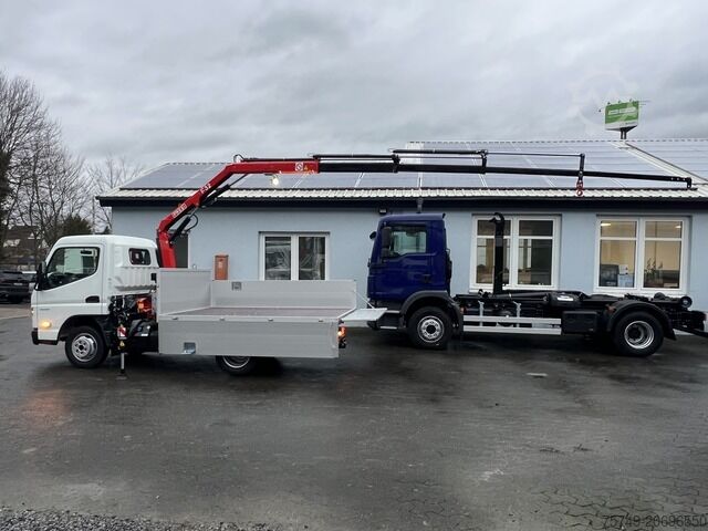 Veokile paigaldatud kraaniga kaubik Fuso 3S15 Alu Pritsche 2.80m Ladekran Funk! sofort verfügbar!