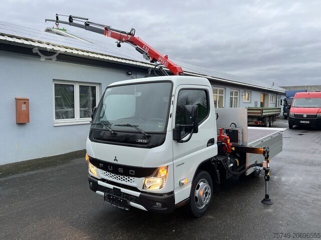Pick-up bestelwagen Fuso 3S15 Alu Pritsche 2.80m Ladekran Funk! sofort verfügbar!