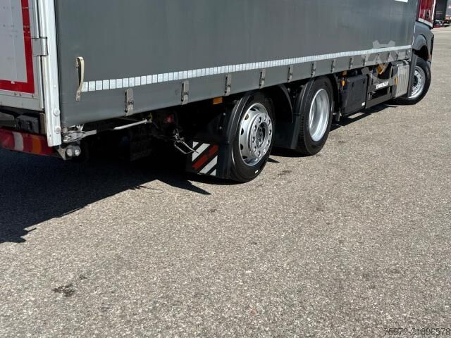 Plattewagen met zeil  Actros 2543LL HUBDACH Curtainsider