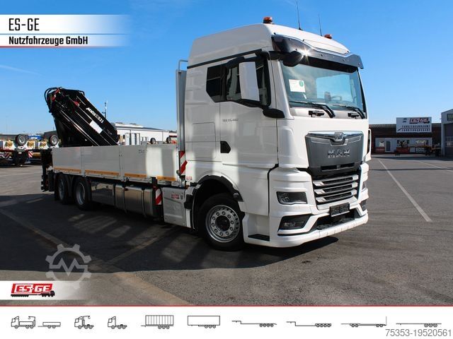Avolava kuorma-auto MAN TGX 26.480 6x2-4 LL, MKG-Ladekran HLK531 a5