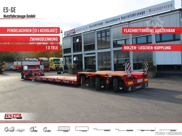 Tieflader-Sattelauflieger FAYMONVILLE Gigamax Tiefbett 1+3