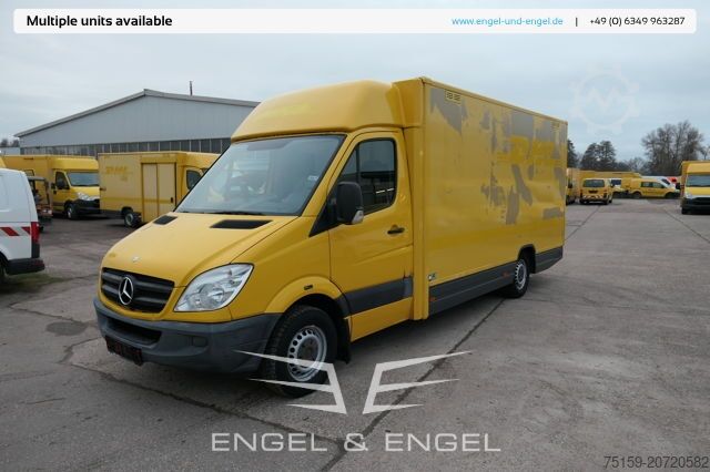 Box van mercedes-benz SPRINTER 310 CDI MAXI EURO-5 KOFFER REGALE KAMERA DURCHGANG