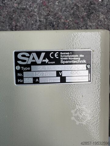Magnetische plaat Magnetplatte SAV, Aufspannplatte 243.70-850x550 (850 x 550mm)