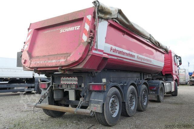Полуприцеп-самосвал SCHMITZ CARGOBULL SKI 24 SL 7.2, Stahl, 26m³, Schlammdicht, Lift