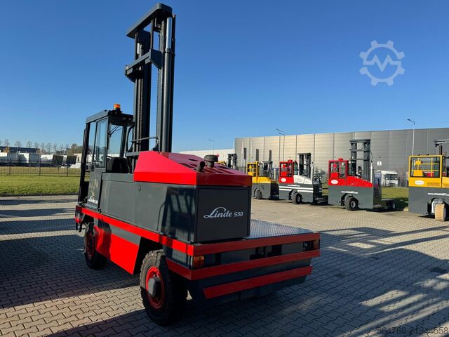 Xe nâng lấy bên Linde S50 //Duplex 4850 mm //
