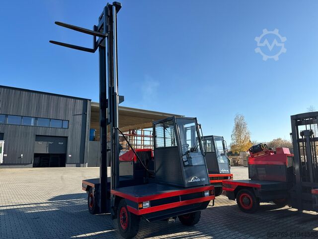 Xe nâng lấy bên Linde S50 //Duplex 4850 mm //