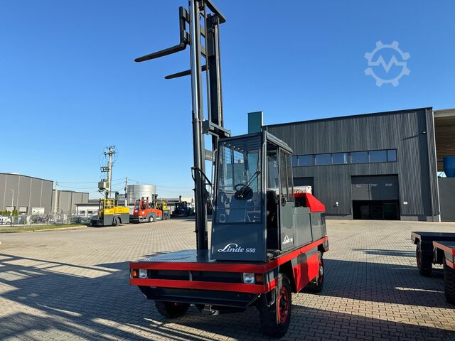 Xe nâng lấy bên Linde S50 //Duplex 4850 mm //