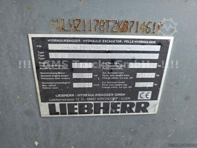 Excavadora móvil LIEBHERR A 918 / Liku Fix / German