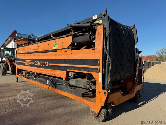 Planta móvel de trituração Doppstadt DS 1600/3 Fraktion Sternsieb / 2 Magnet