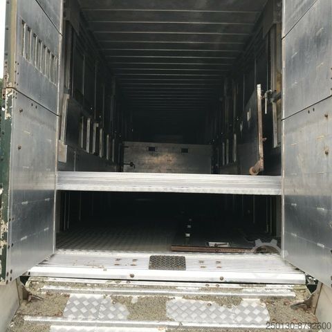 Semirremolque para ganado PEZZIOLI SBA 63/3.Stock, Aggregat, Hubdach, Tränke