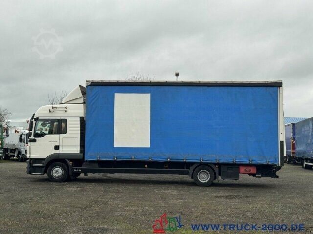 Бортовой грузовик с тентом MAN TGL 12.250 XXL Haus -Edscha Schiebeplane - LBW