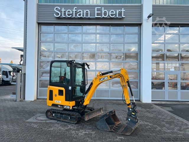 Minigraafmachine JCB 19C-1 / nur 504h! / Powertilt / 2022
