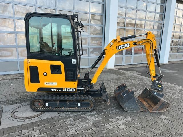 Minigraafmachine JCB 19C-1 / nur 504h! / Powertilt / 2022