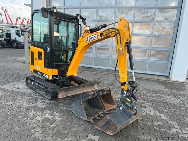 Minigraafmachine JCB 19C-1 / nur 504h! / Powertilt / 2022