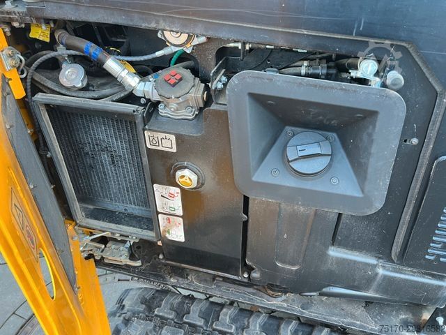 Minigraafmachine JCB 19C-1 / nur 504h! / Powertilt / 2022