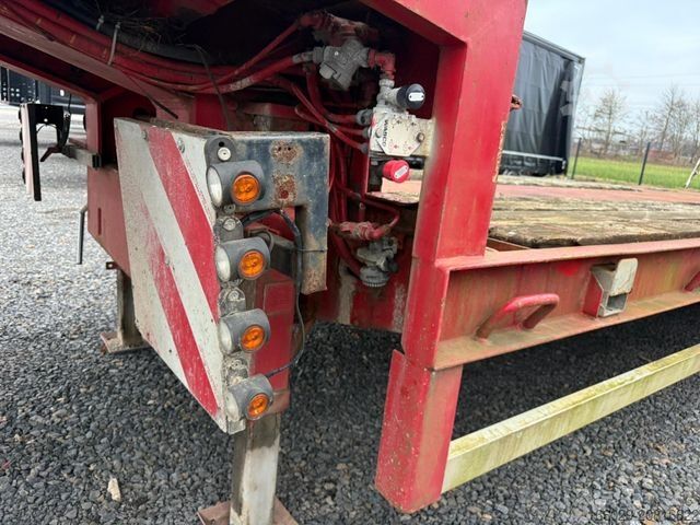 Niski poluprikolica GOLDHOFER 3-Achs Tieflader mit Rampen hydr. Zwangslenkung