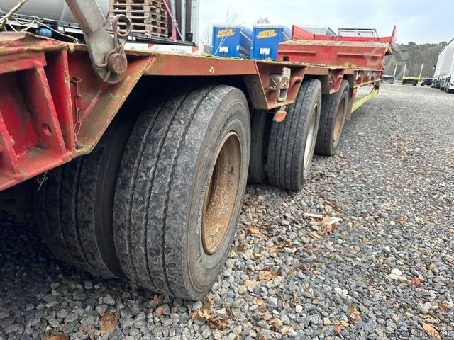 Niski poluprikolica GOLDHOFER 3-Achs Tieflader mit Rampen hydr. Zwangslenkung