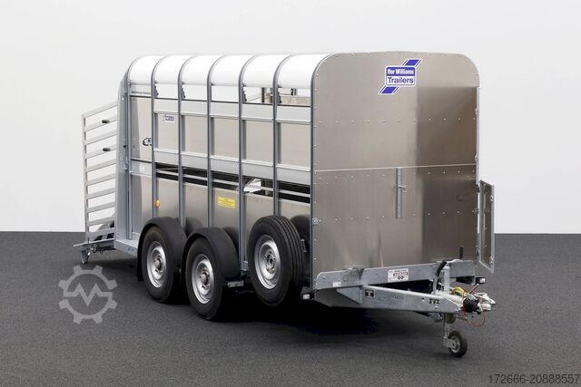 Viehanhänger Ifor Williams TA5 HD | 12x6 | DOPPELSTOCK 372X156X183CM VIEHANHÄNGER | 2X LÜFTUNG