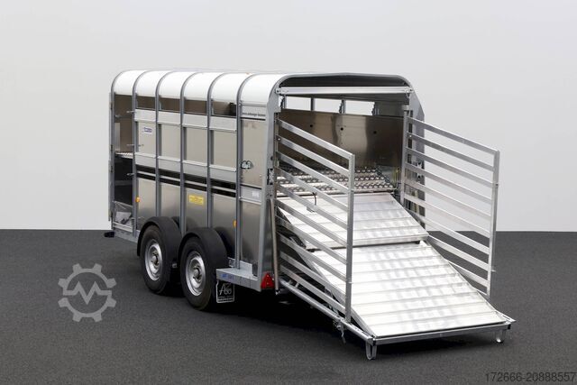 Viehanhänger Ifor Williams TA5 HD | 12x6 | DOPPELSTOCK 372X156X183CM VIEHANHÄNGER | 2X LÜFTUNG