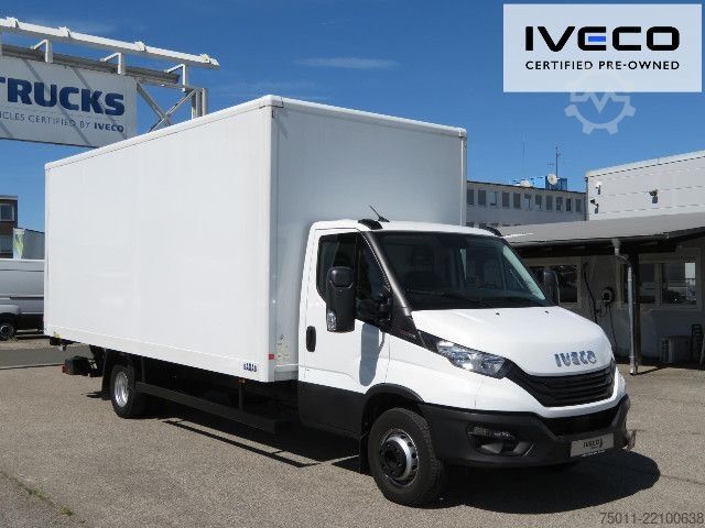 Vrachtwagen met bakwagen IVECO Daily 70C18HA8/P Koffer/LBW Klima, NL 3228kg