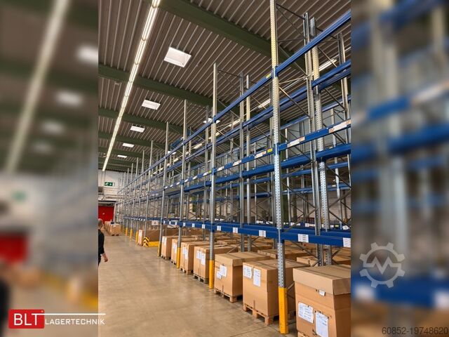 Wytrzymała półka ca. 14,20 lfm BITO P4 Palettenregale H:680cm, 3000kg Fachlast, Hochregale