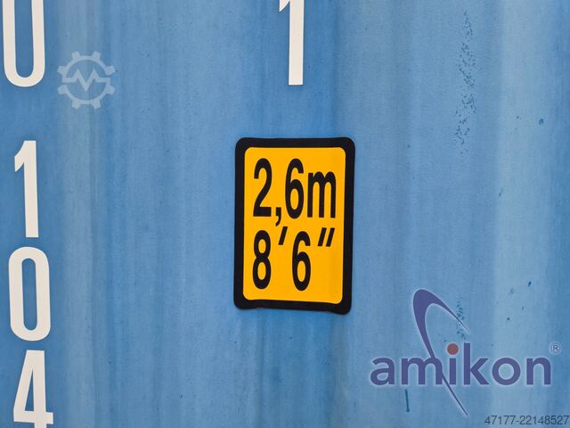 Kontainer baja kontainer laut 33,2 m³ CIMC DCRE-173 20 Fuß Lagercontainer