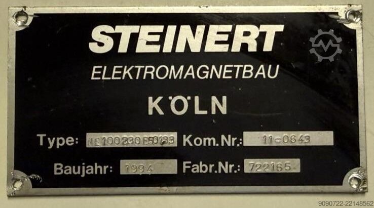 Ndarës metalesh jo të hekurt | Ndarës me rrymë vorbull Steinert NE 100 220 E50