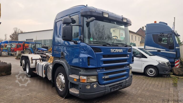 डंपर ट्रक Scania P380 VDL Haken  Lenk-Liftachse