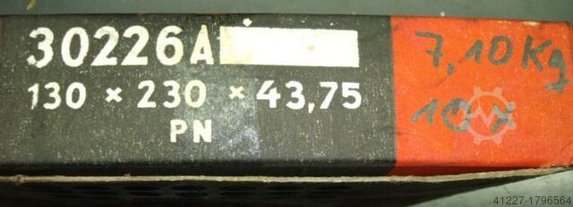 Kartiorullalaakeri FLT Nr 30226A