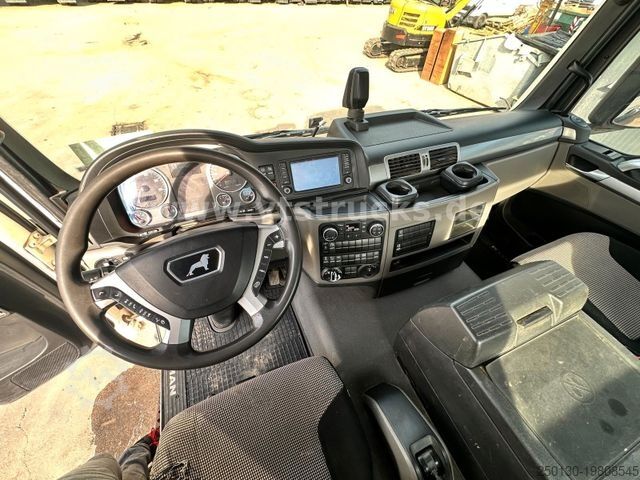 Camião porta-contentores de gancho MAN TGS 26.460 6x2 HIAB-Abrollkipper Lenk/Lift