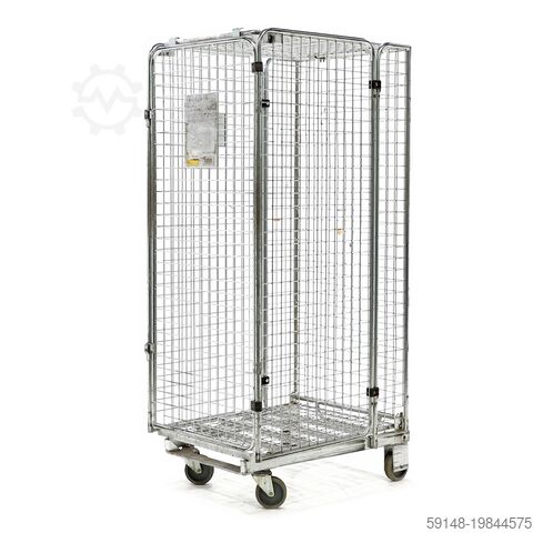 Gebrauchte Anti-Diebstahl Rollbehälter A-Gestell, nestbar, L: 900, B: 730, H: 1900 (mm). Kruizinga 98-5283GB